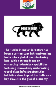 Policy Decisions MakeInIndia
