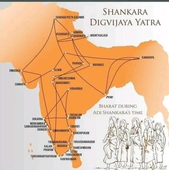adi shankaracharya digvijaya yatra vision2047india