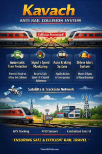 kavach anti rail collision system vision2047india